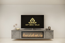 Pacchetto parete multimediale - unità galleggiante 2 m - fuoco elettrico 40'