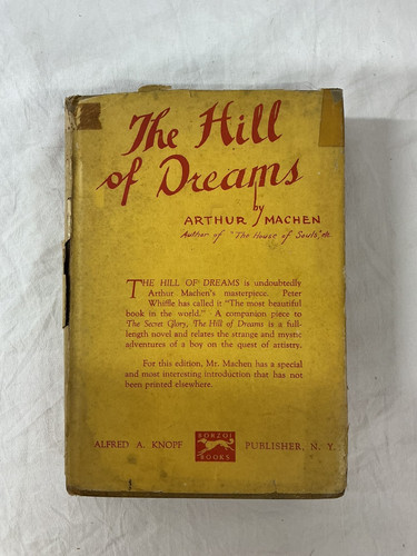 1923 arthur machen the hill - 1923, of