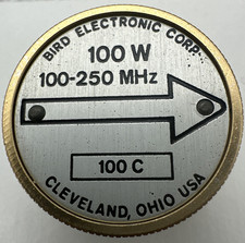 Bird 43 Thruline WattMeter Element 100W 100C 100-250MHz