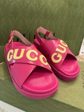 Gucci Leather Hot Pink Fuchsia