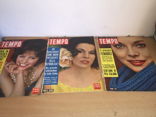 Rivista tempo del 1961 - 3x,