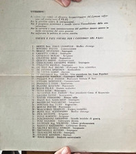 VOLANTINO ELEZIONI 1960