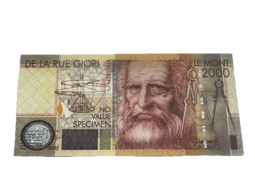 Banconota leonardo vinci - 1x, da