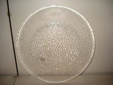 PIATTO VASSOIO CENTRO TAVOLA IN VETRO  37 cm