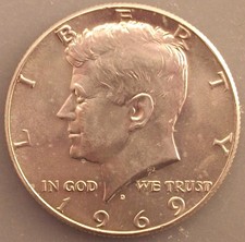 1969-D  Kennedy Half Dollar