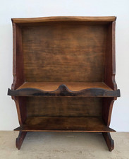 Piattaia Mensola da Parete in Legno Arte Povera Rustica Vintage