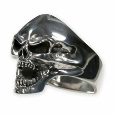 Anello teschio acciaio inox