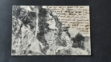 Cartolina Pianello Val Tidone ROCCA D'OLGISIO Grotta del Cipresso 1914 Piacenza