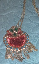 ANTICA COLLANA INDIANA con pietre