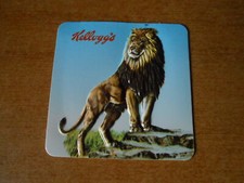 figurina animali LEONE ed.KELLOGG'S figurina plastica in rilievo