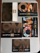Olympus OM System Vintage OM-2 Spot Program Lenti Obiettivi 5 Libretti Manuali