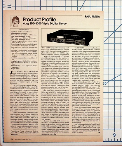 Korg sdd 3300 - sdd-3300, triple
