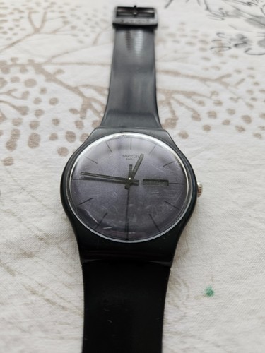 Orologio swatch black rebel - black,