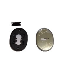 2 GUIDE MOTTURA BOCCHETTA PLACCA BORCHIA GUIDA CHIAVE SERRATURA COME FOTO