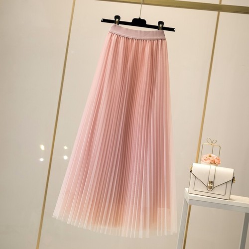 Gonna maxi plissettata donna - gonna,