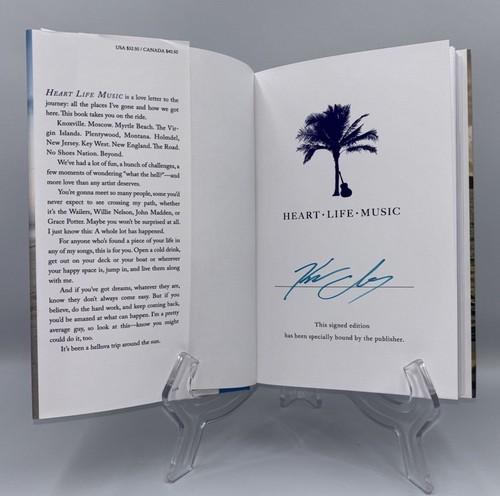 Kenny chesney signed - kenny, heart