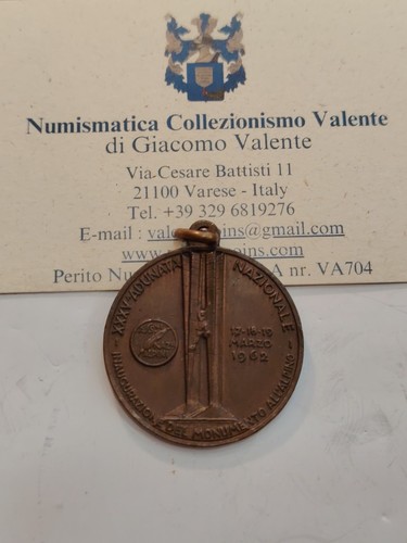 Medaglia alpini 1962 raduno - medaglia,