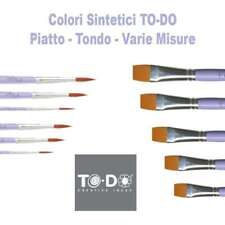 Pennelli Pennello Piatto Tondo Varie Misure Sintetici To-Do Lilla 00-20