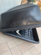 BOX AUTO BAULE PORTATUTTO PORTAPACCHI TETTO JUNIOR 320 LITRI NERO RUVIDO