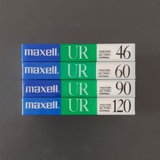 4 Audio Cassette Maxell UR