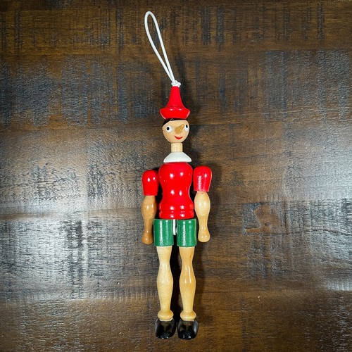 Bambola vintage legno - in,