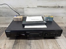 Sony MDS-JE330 Lettore MiniDisc Recorder Deck con Telecomando + Manuale + Dischi Nuovi