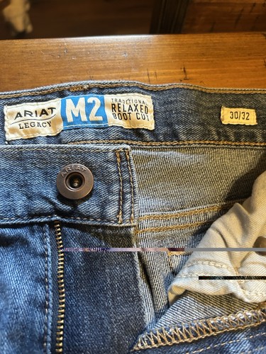 Ariat jeans uomo 30x32 blu - jeans,
