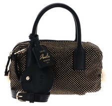 Borsa a mano LIU JO Amelie Bowler Bag S nera color oro nuova