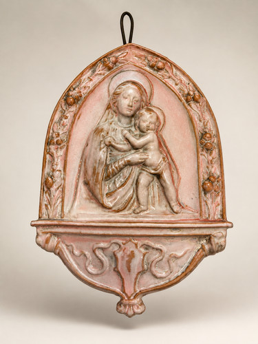 Acquasantiera madonna con - acquasantiera,