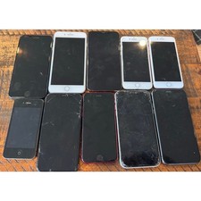 Lot of 10 Apple iPhones