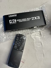 Controller Video Wall, Processore TV Wall 4K@30Hz 2X3 con 1 Ingresso HDMI + 6 HDMI