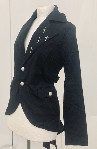 Giacca steampunk gotico nero - giacca,