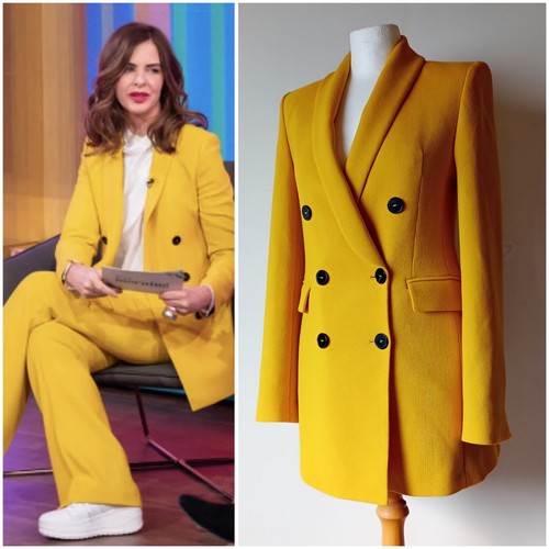 Giacca lunga blazer - , senape