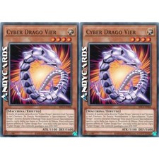 CYBER DRAGO VIER 2x • (Cyber Dragon Vier) • Comune • SDCS IT006 • Unl • YUGIOH!
