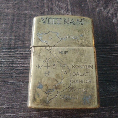 Zippo vietnam mappa - vietnam, 68-69