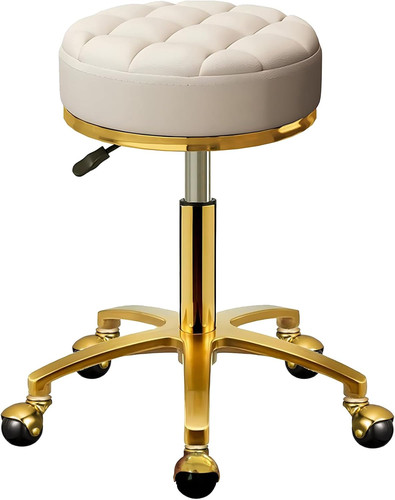 Sgabello rotante oro - oro, vanity
