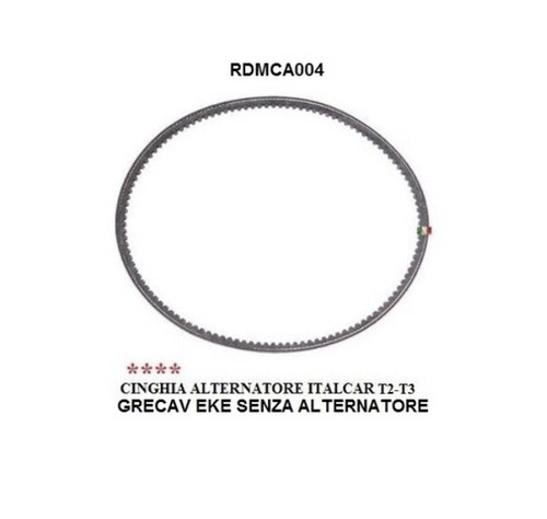 Cinghia alternatore italcar - cinghia,