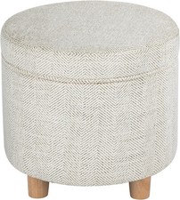 Pouf contenitore rotondo