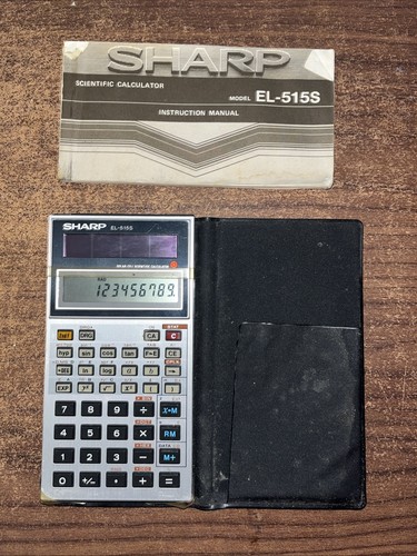 Sharp 515s calcolatrice - sharp, el-515s