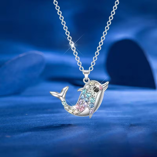 Collana con ciondolo delfino