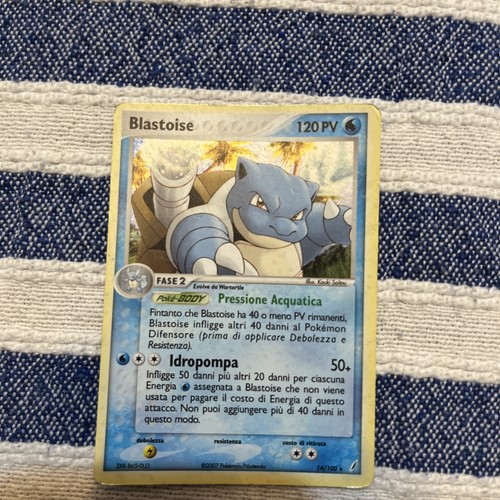 Pokemon blastoise 100 holo - pokemon,