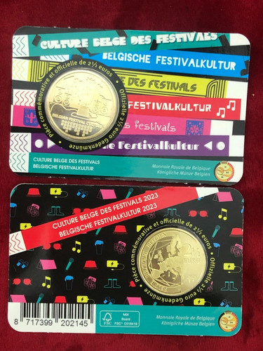 Belgio coin card euro 2023 - card,