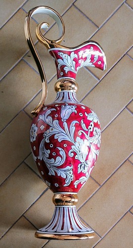 Anfora vaso brocca - , maiolica