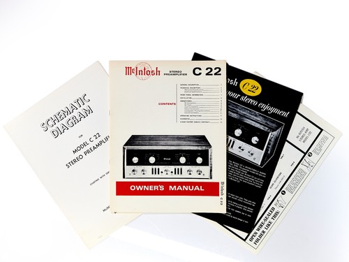 Mcintosh manuale d uso - mcintosh, d'uso