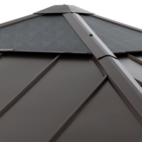 Gazebo with brown steel and - gazebo,