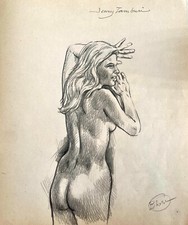 JENNY TAMBURI lotto disegni erotici BRUNO RASIA regista e pittore 1977/79