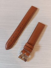 HAMILTON Cinturino Per Orologio Vintage In Pelle 15mm NUOVO 