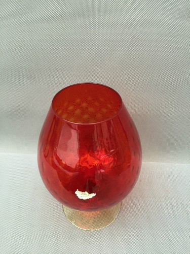 Grande lente vetro rosso - grande,