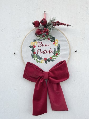 Ghirlanda natale parete - natale,