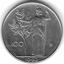 LOTTO N. 3 MONETE DA 100 LIRE